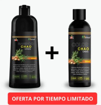 SHAMPOO CHAO CANAS +TRATMIENTO