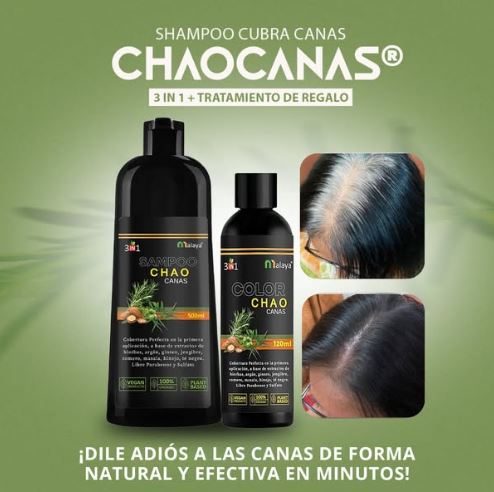 SHAMPOO CHAO CANAS +TRATMIENTO
